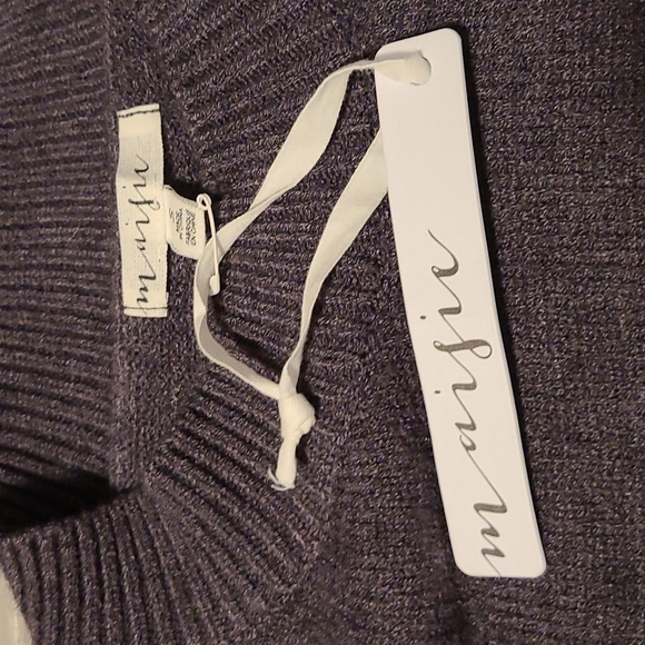 💝Maisie Grey Ruffle Knit Sweater - Picture 9 of 12